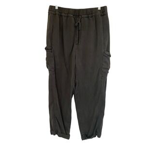 Lululemon Move Lightly Pant Women's Grey Black W5AWZS Cargo Lightweight Size 12